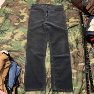 Vintage 80s Levi's 515 navy corduroy pants retro western men's 31/29